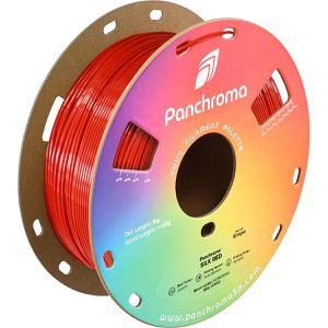 Polymaker Filament Panchroma Silk, PLA, rot, 1,75mm, geruchsarm, glänzend, 1kg Spule