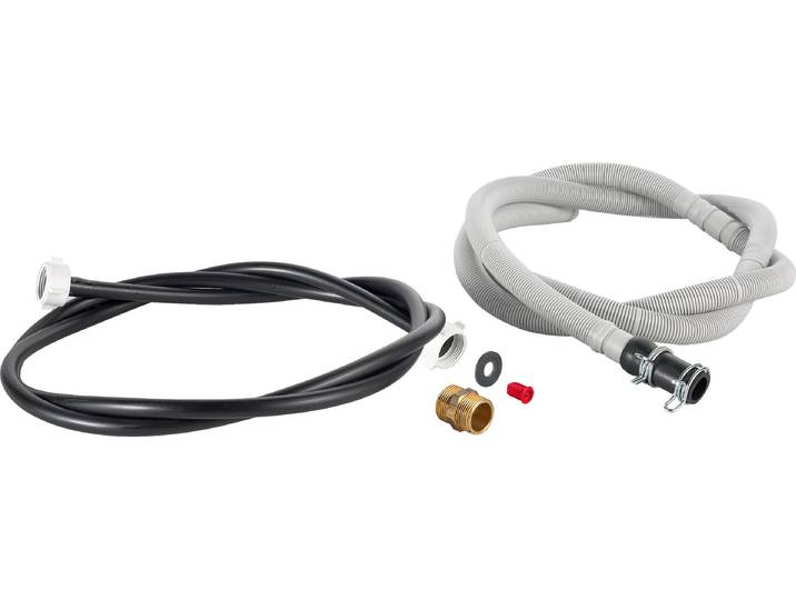 BOSCH Zu- und Ablauf-Schlauchverlängerung SGZ1010 , grau (grau, schwarz), Haushaltsgeräteschläuche, Zu- und Ablauf, Zu- und Ablauf-Schlauchverlängerung