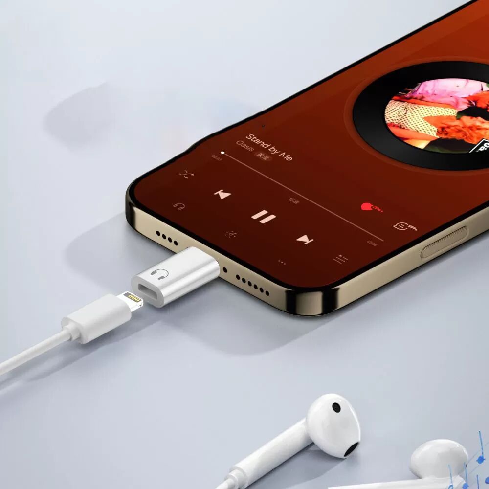 INF Lightning (Buchse) zu USB-C (Stecker) Kopfhörer Adapter