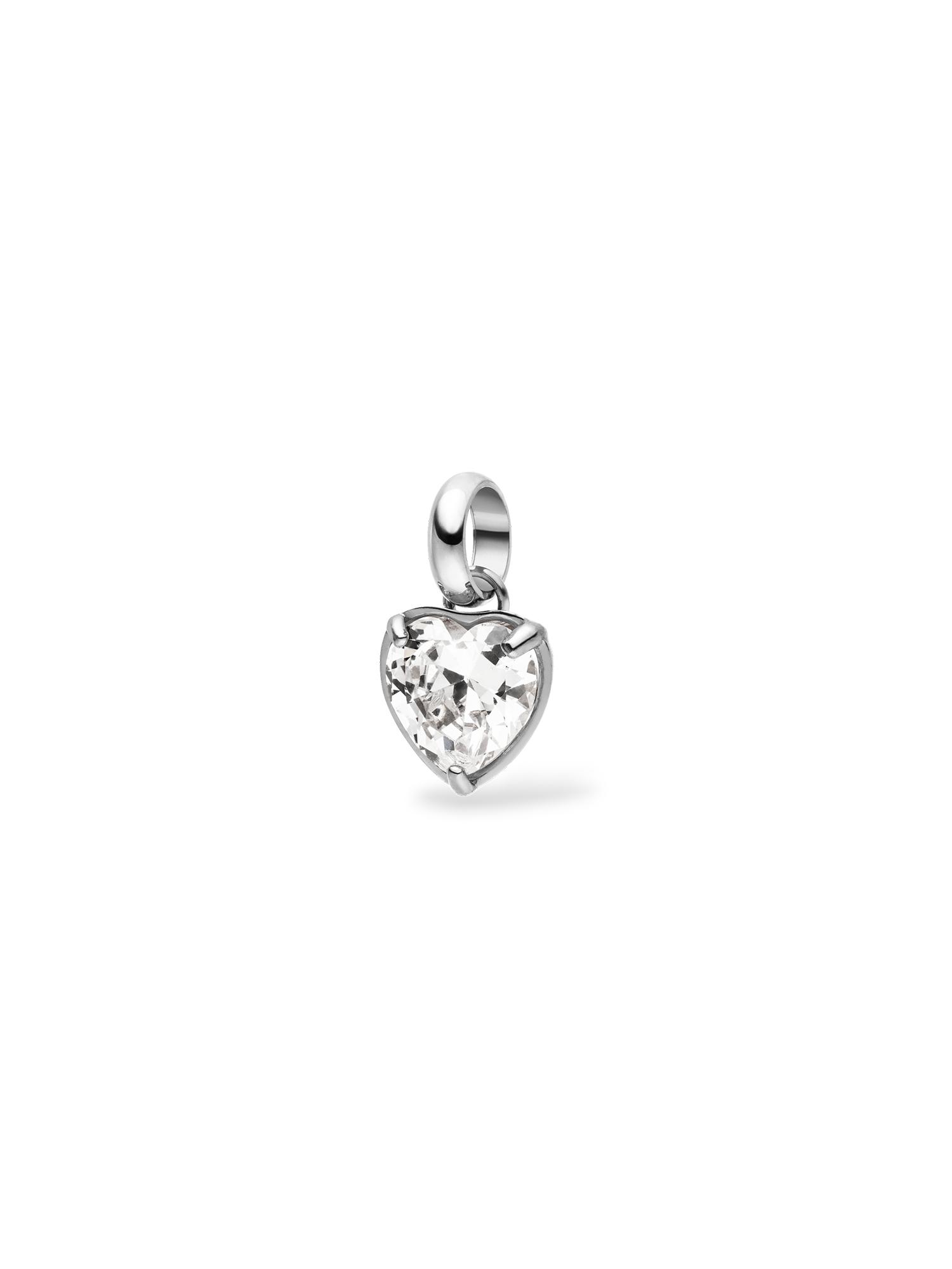 PURELEI White Heart Charm