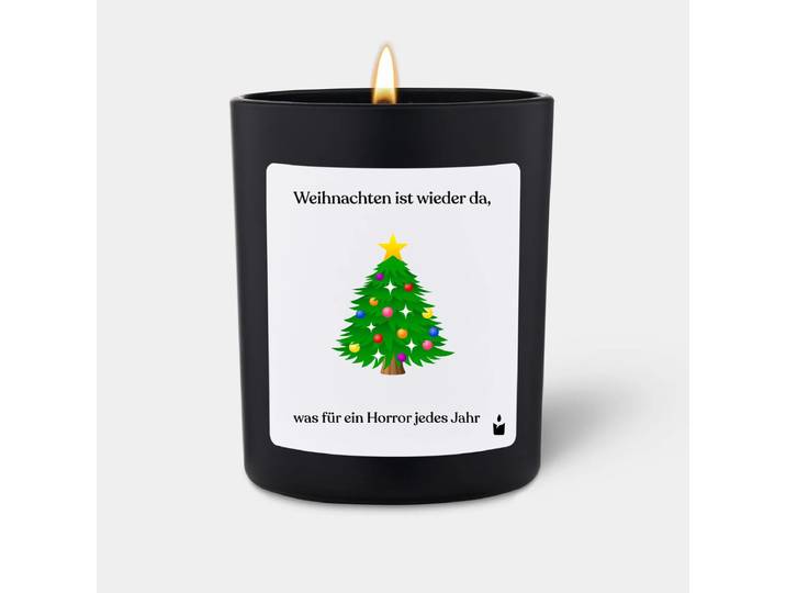 Duftkerze Flowery Weihnachten ist wieder da, was für ein Horror jedes Jahr