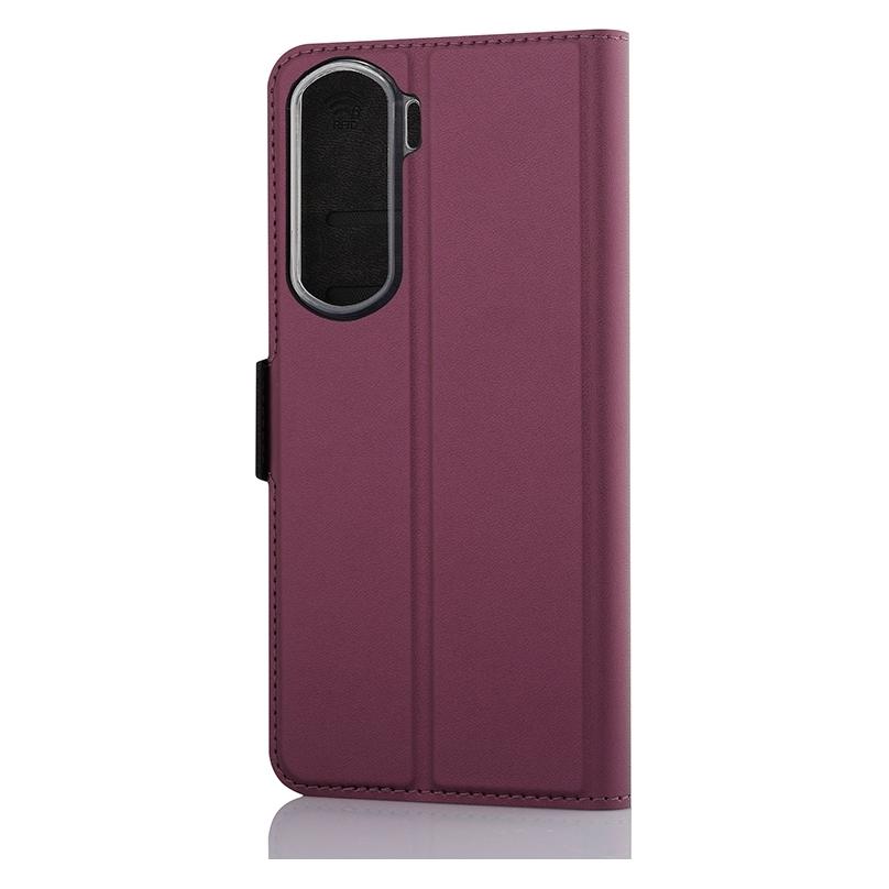 Wave BookCase -suojakotelo, Honor 90 Lite, Smoky Sangria (Honor 90 Lite) (WAVE-BC-HN-90L-SM)