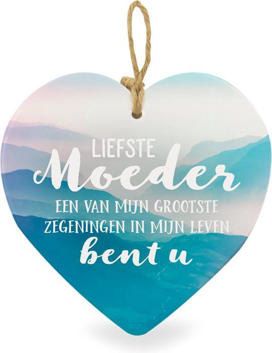 Geloof, Hoop & Liefde Lieve moeder hangende decoratie voor volwassenen