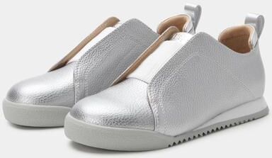 Women's Reah Fashion Slip-On Sneaker by Alegria in Silver (Size 38 M)