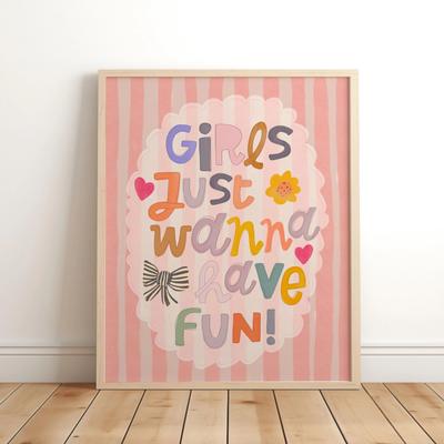 Uplift Essentials "Magic & Love Nursery Canvas Prints ""Believe In Magic"" Unicorn Quote Posters Whimsical Garden Wall Art For Kids Room style 11 8x12 In"