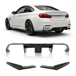 Sport Heckdiffusor Carbon-Optik mit Light passend für BMW M3 M4 2013-2020