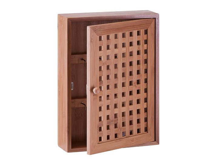 Armoire à clefs Abbie 19 x 29 x 6cm Marron