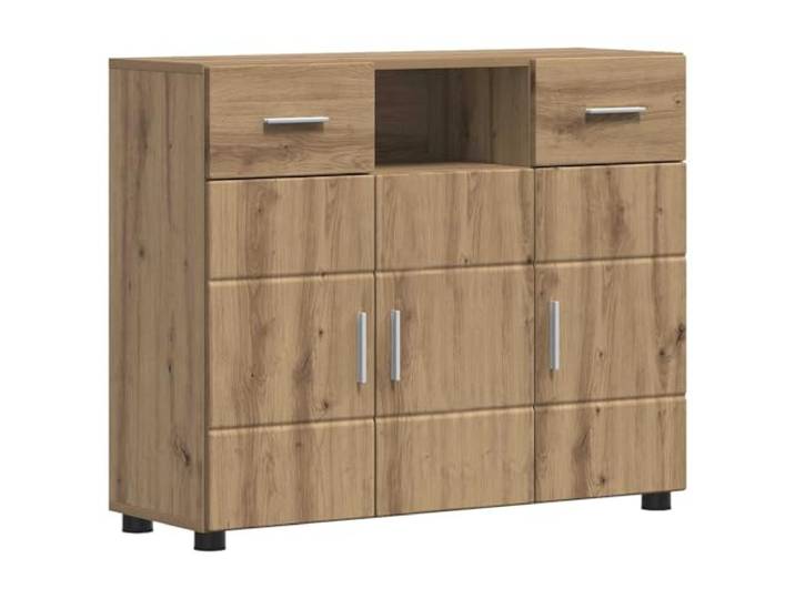 Schrank Eiche Handwerk Material Holz Rechteckig, Matt Finish, Für Modern Innenraum, Einfach zu halten