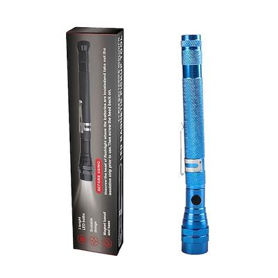 Magnetische Teleskop-Picking-Werkzeuge mit elastischem Hals, tragbare, ausziehbare magnetische LED-Teleskop-Taschenlampe, magnetische Pickup-Werkzeuge, Arbeitsleuchten, magnetische Taschenlampe,