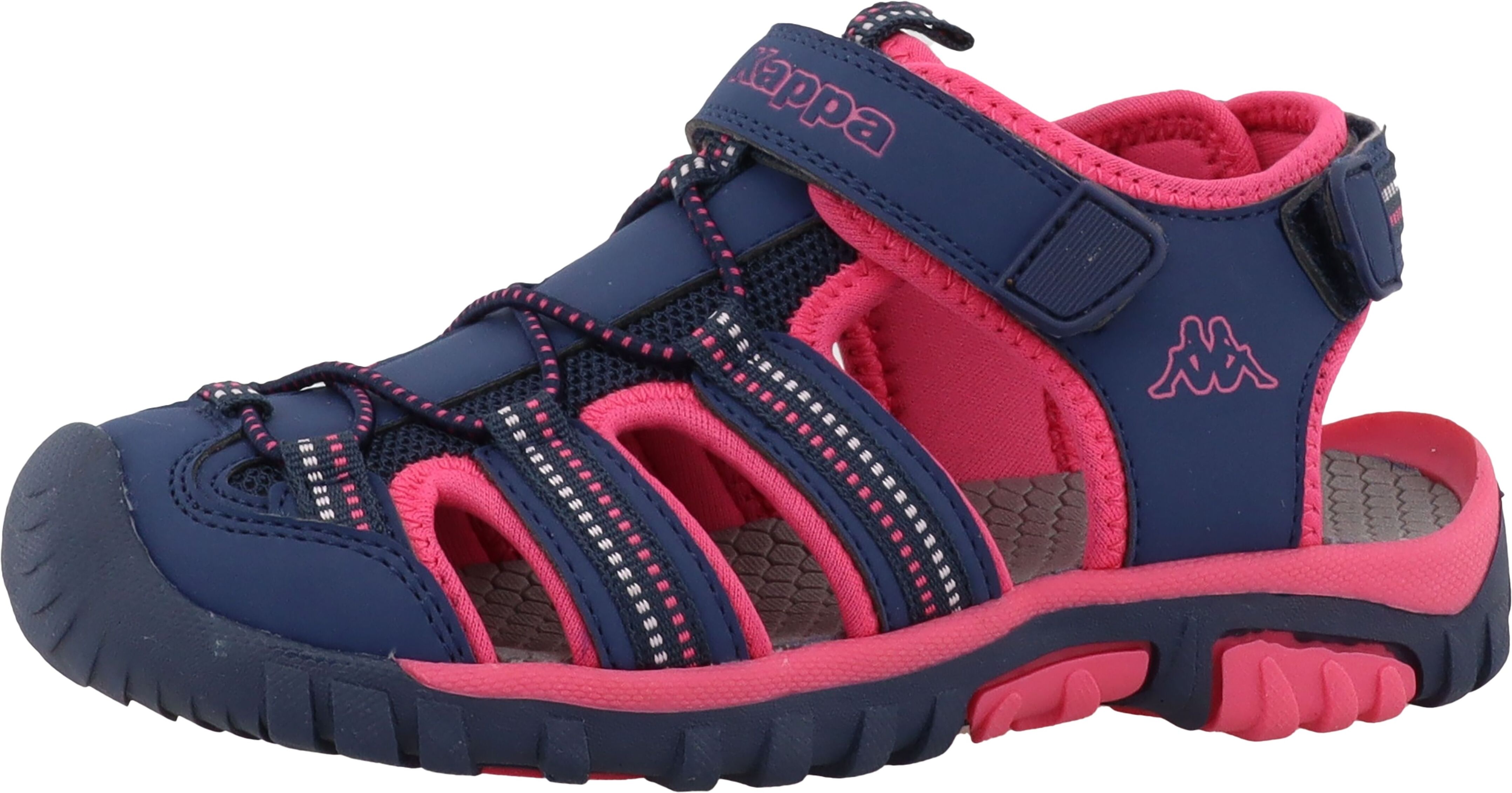 Sandale KAPPA "MITRA", Mädchen, Gr. 33, pink (navy, pink), Synthetik, Schuhe Sandale navy, pink 33