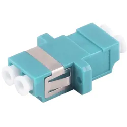 LWL-Verbinder Duplex LC-LC OM3 aqua