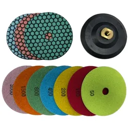 Diamant-Polierpads Ø125mm (trocken) Körnung / M14-Klettaufnahme - Einzelauswahl - Diamant-Polierpad 50 K