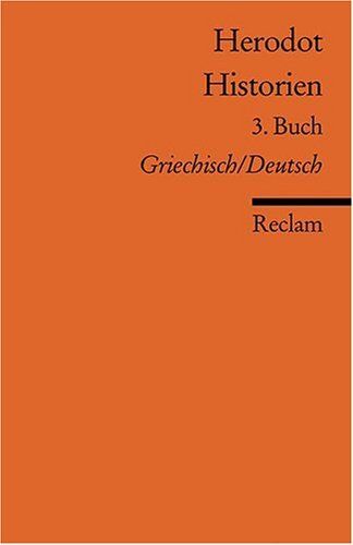 Herodot - Historien. 3. Buch: Griech./Dt. - Preis vom 16.10.2026 11:41:07 h