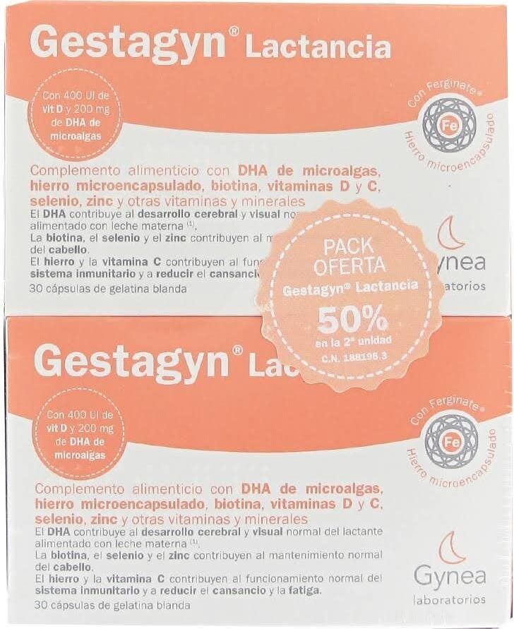 GESTAGYN Lactancia Pack Duo 2 x 30 Caps