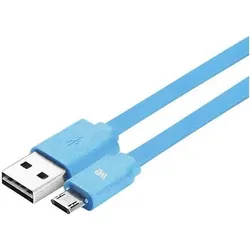 We-Vibe C ble USB/micro USB plat 1m bleu - reversible (1 m), USB Kabel
