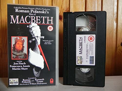 Roman Polanski - Macbeth [UK-Import] [VHS] - Preis vom 11.10.2026 23:13:37 h