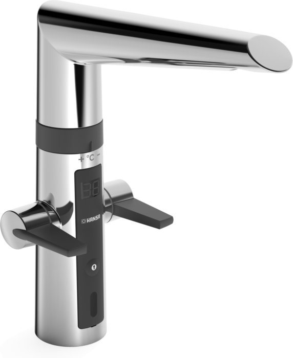 Spültischarmatur Hansafit 65232213  chrom, berührungslos, Infrarot, Hybrid