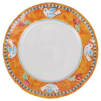 Vietri Melamine Campagna Uccello Dinner Plate