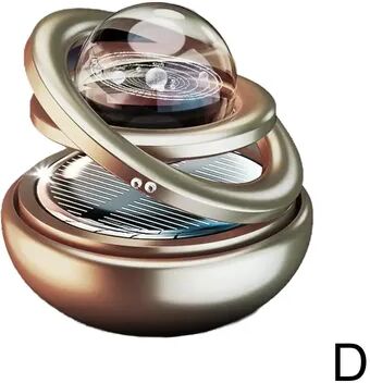 Youfap Market Solar Powered Aromatherapy Star Ball, Rotating Car Ornament For Relaxation & Ambiance gold