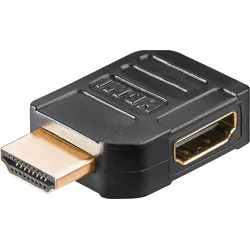 GOOBAY 51724 - Adapter, HDMI Stecker auf HDMI Buchse, 90°, rechts