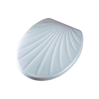 WC-Sitz ADOB "Muschel", grau, B:37cm L:44cm, Duroplast, WC-Sitze
