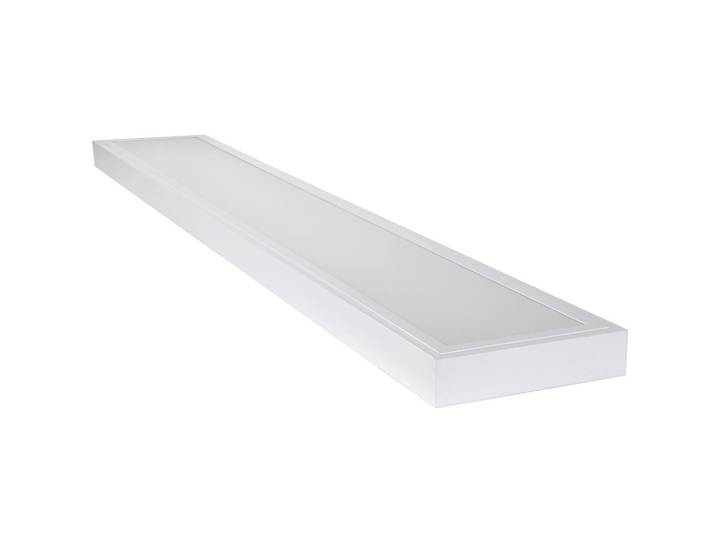 Led-Deckenleuchte Prisma Led, Weiß, Metall, Kunststoff, länglich, 20x4.5x118.5 cm, Farbtemperaturwechsler, Lampen & Leuchten, LED Beleuchtung, LED-Deckenleuchten