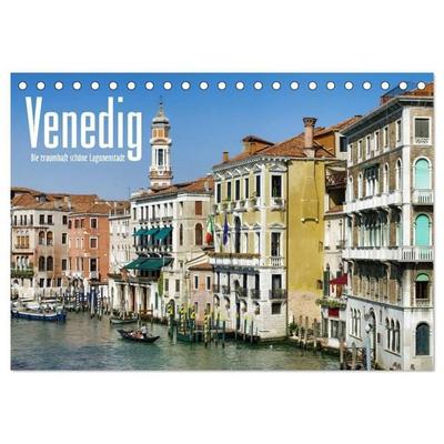 Venedig - Die traumhaft schöne Lagunenstadt (Tischkalender 2027 DIN A5 quer), CALVENDO Monatskalender
