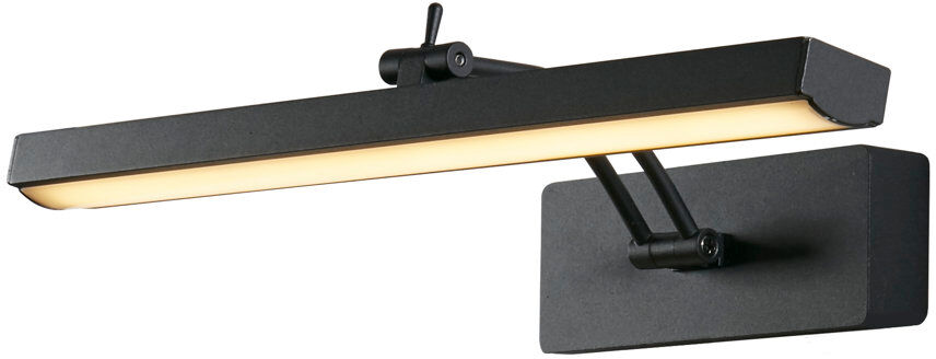 Fairmont Park Hardwired LED Wall Mounted Picture Light Black 10cm H x 40.5cm W x 19cm D