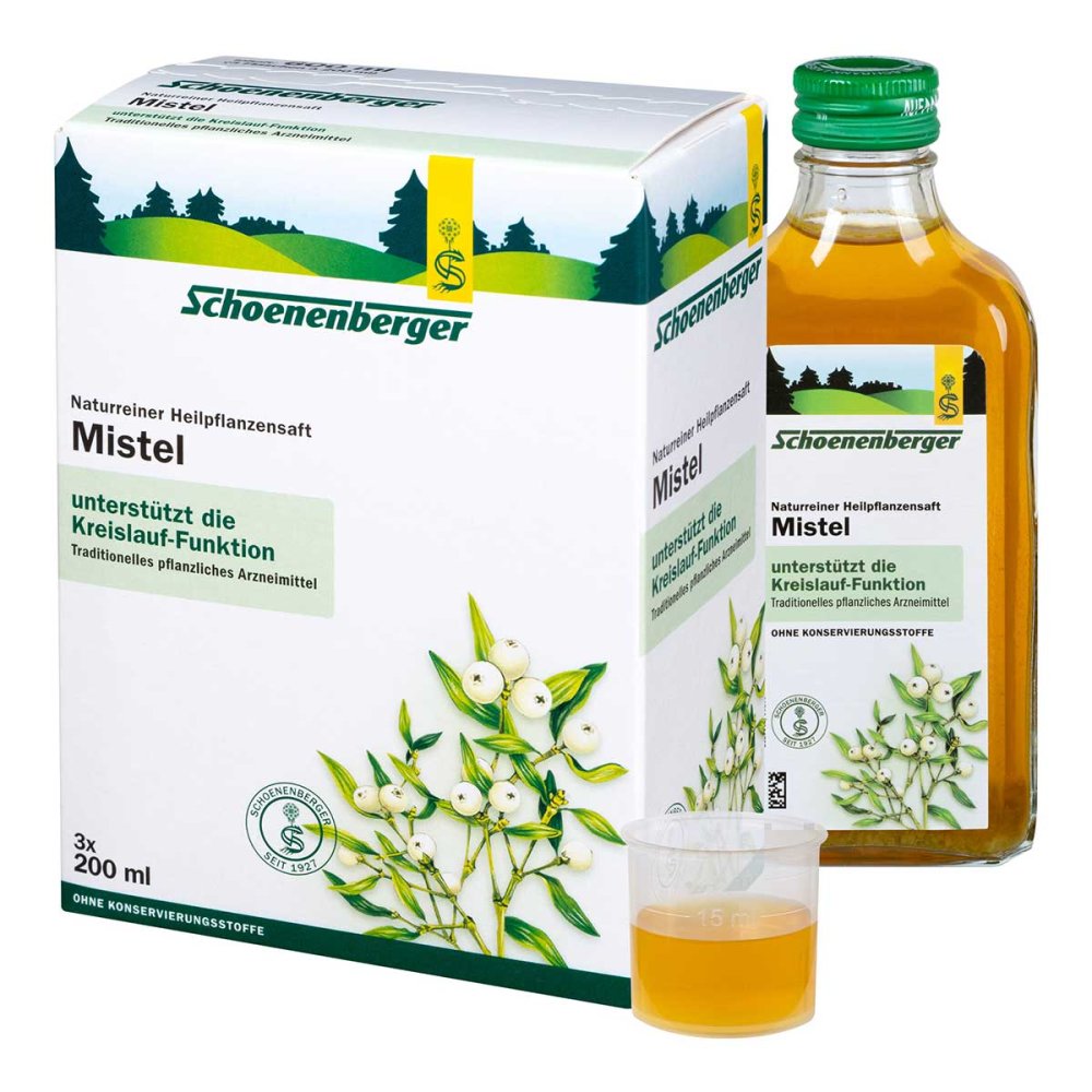 SALUS Pharma GmbH Schoenenberger Naturreiner Heilpflanzensaft Mistel 00700074