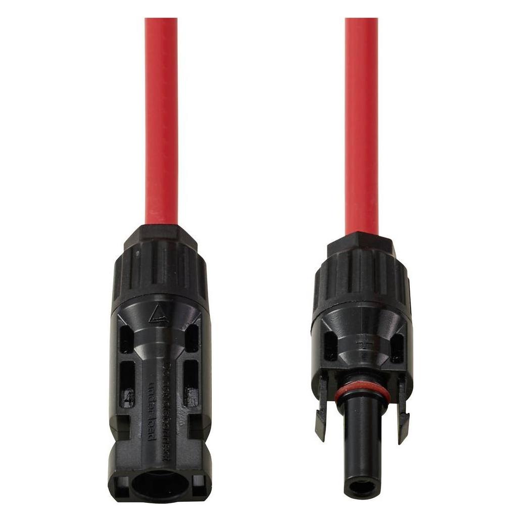 Tru Components PV-Solar-Verlängerungskabel, Stecker auf Buchse, Rot, 2 m TC-13805744 Rot TRU C (TC-13805744)