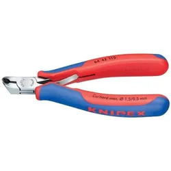 Knipex, Bolzenschneider + Seitenschneider, Elektronik-Vornschneider (115 mm)