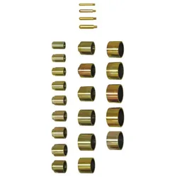 GEDORE KL-0039-1601 Druck-/Stützhülsen-Satz, kurz, Ø 30-90 mm