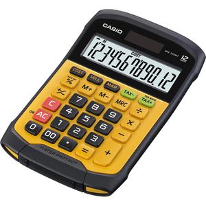 Casio Taschenrechner WM-320MT, MwSt-Berechnung, 12-stelliges LC-Display, Solar- & Batteriebetrieb