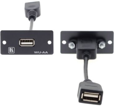Kramer Germany Kramer WU-AA(B) USB A Wandpanel, schwarz