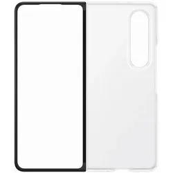 Samsung Hard-Cover Clear Edge Cover transparent (Samsung Galaxy Z Fold4), Smartphone Hülle, Transparent