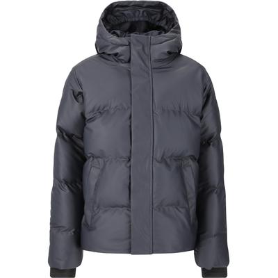 Outdoorjacke WEATHER REPORT "Audrey", Jungen, Gr. 128, dunkelgrau, 100% Polyester, unifarben, normal, ohne Ausschnitt, Jacken Outdoorjacke, mit wasserdichter Membran