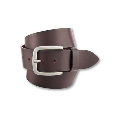 Ledergürtel BERND GÖTZ "Ledergürtel aus Büffelleder mit Pull-up Effekt", Herren, Gr. 85, braun, Rindsleder, Gürtel Ledergürtel