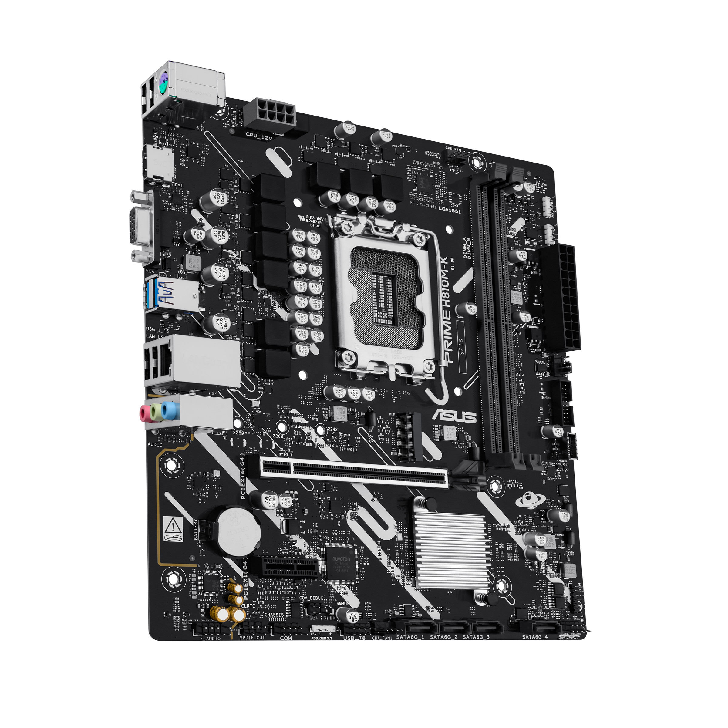 ASUS PRIME H810M-K Micro-ATX Mainboard - Sockel 1851