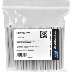 EFB 5310060-100 - Spleißschutz, transparent, 60 mm, 100 Stück