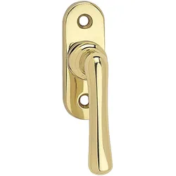 Marchesi, Fenstergriff, Fenstergriff ELEGANT - sichtbar geschraubt, 22 x 65, Messing poliert