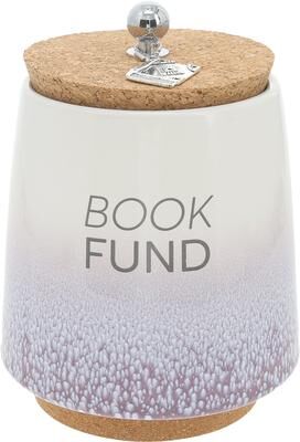 "Pavilion Book Fund Ceramic Savings Bank - 6.5"""