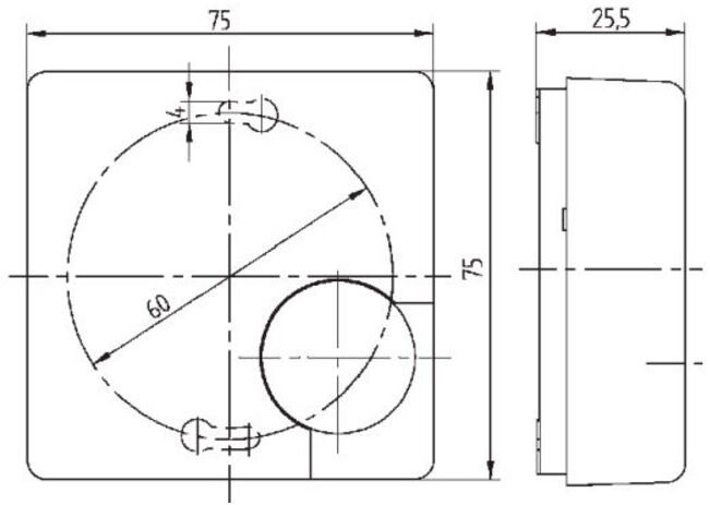 Eberle Controls Régulateur de température RTR-E 6124 (111110251100)