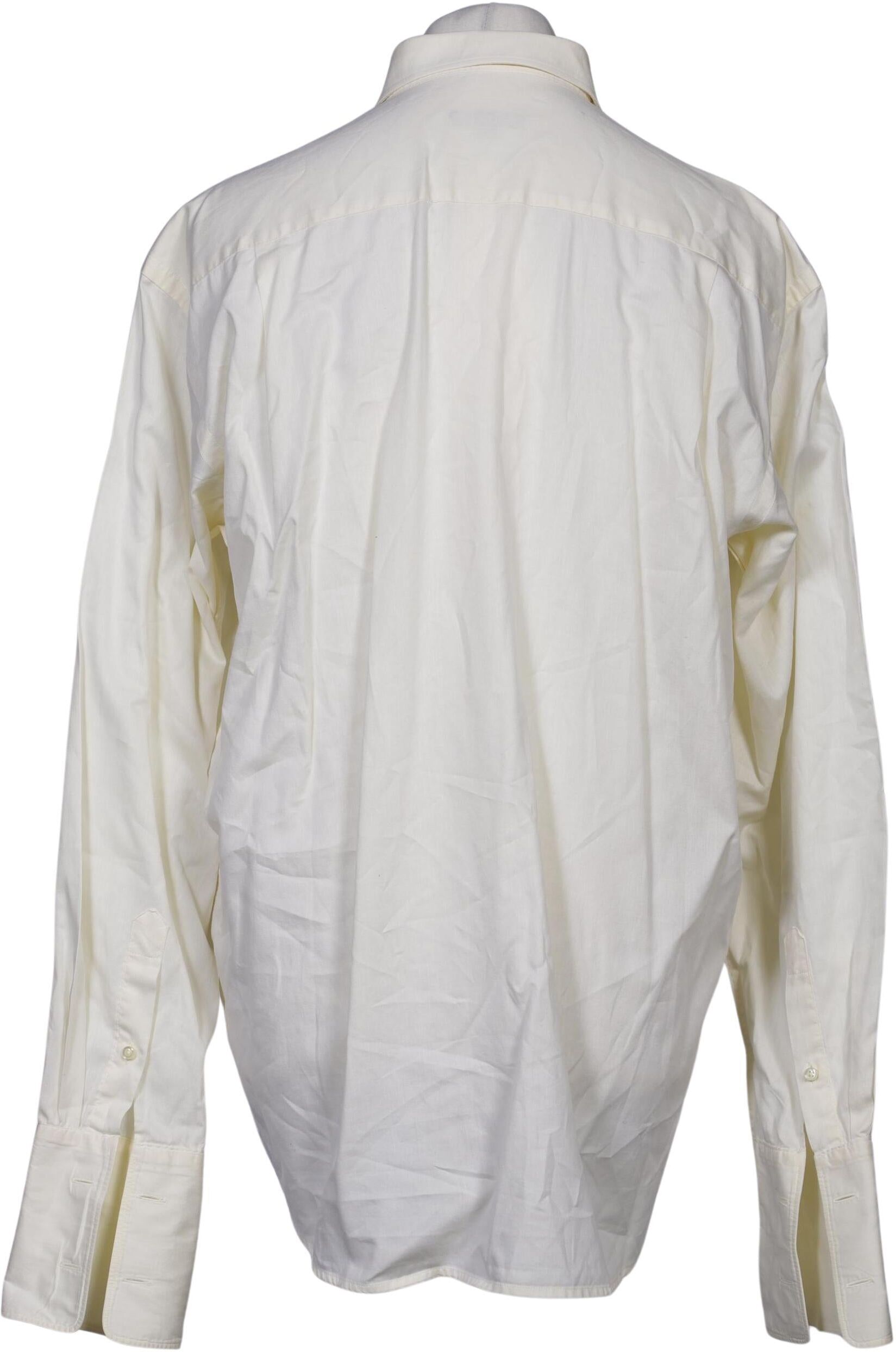Burberry Herren Hemd, Cremeweiß, Gr. 43, Baumwolle - Second Hand