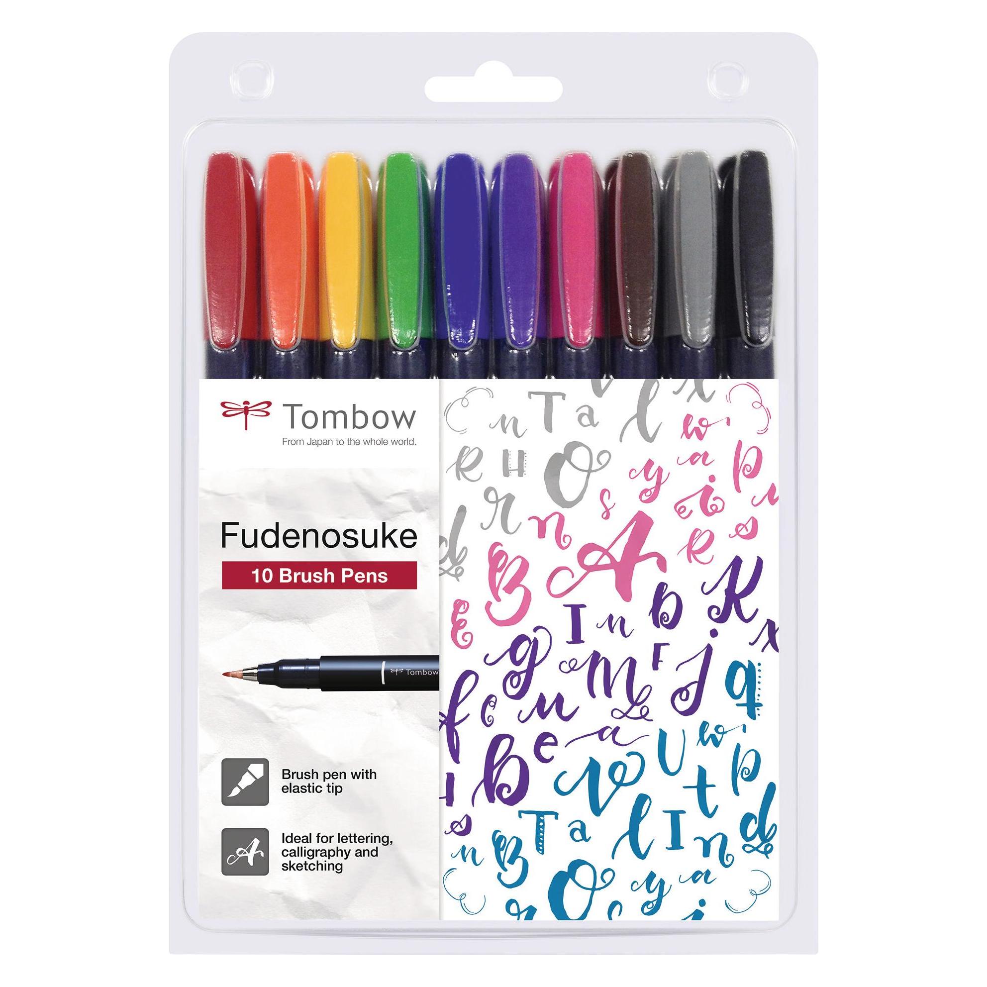 Tombow Fudenosuke (10x) (WS-BH-10P)