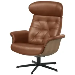 Relaxsessel aus Leder Timeout ¦ braun ¦ Maße (cm): B: 80 H: 101 T: 81.0