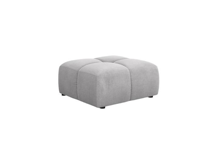 Design Sitzpouf Adams Chenille Hellgrau 64 x 64 cm chosen by Bloomingloft