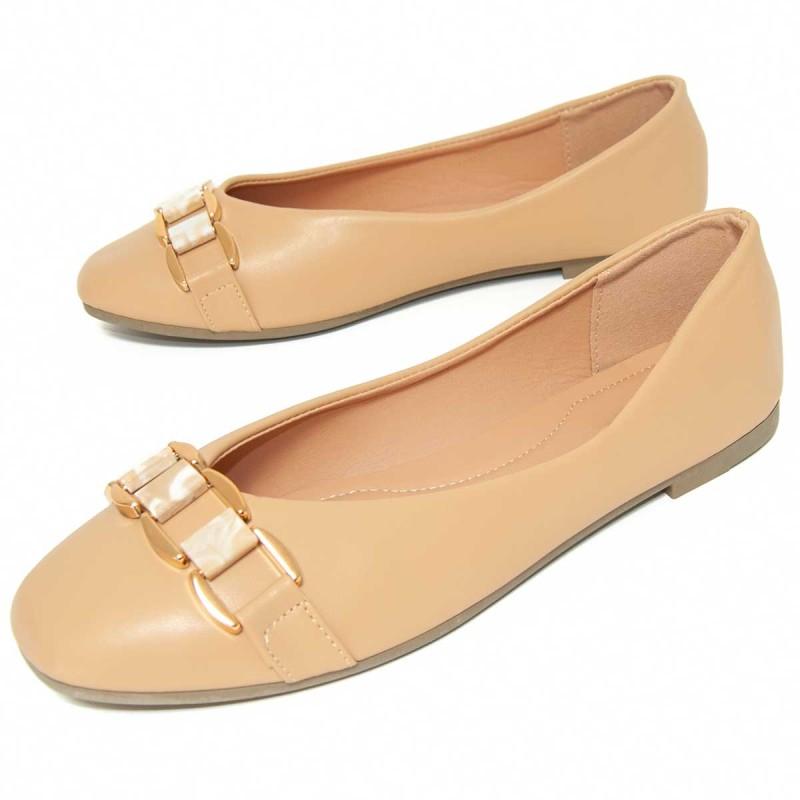 Montevita Damen-Ballerinas, Beige