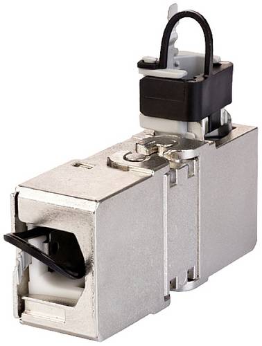 Metz Connect RJ45 Netzwerk Adapter CAT 7a [1x RJ45-Buchse - 1x RJ45-Buchse] Silber