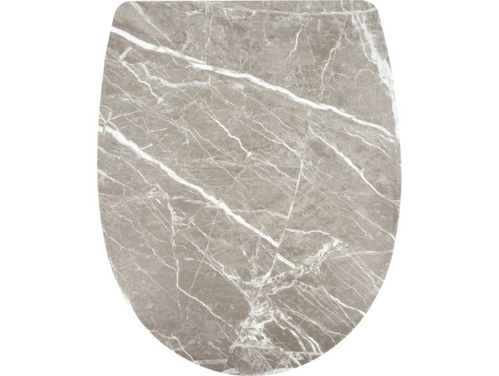 WC-Sitz ADOB, weiss (marmor, weiß), B:36cm L:45,5cm, Thermoplast, WC-Sitze, WC-Sitz