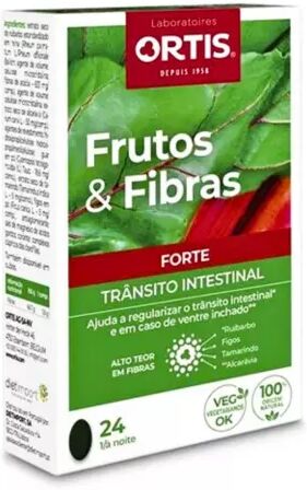 Ortis Frutas y Fibra Efecto Rápido x30 Comprimidos